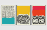 Red Abstract Poster